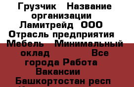 Грузчик › Название организации ­ Ламитрейд, ООО › Отрасль предприятия ­ Мебель › Минимальный оклад ­ 30 000 - Все города Работа » Вакансии   . Башкортостан респ.,Караидельский р-н